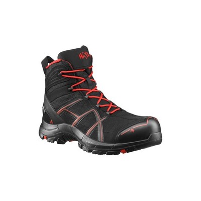 HAIX Stiefel BLACK EAGLE 40.1 MID S3 schwarz-rot Gr. 9 (43)