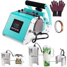 3 in 1 40 OZ Tumbler Heat Press Machine 11 OZ 15 OZ Mug Press Sublimation Mac...