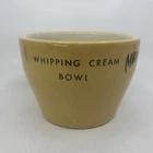 Vintage RARE! Red Wing Pottery Yellow Whipping Cream Bowl Adv. Marigold USA