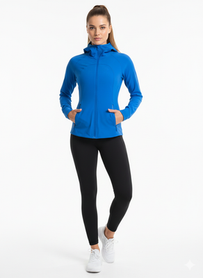 Lululemon Mist Over Windbreaker Jacket NWT 6 Royal Blue Hooded