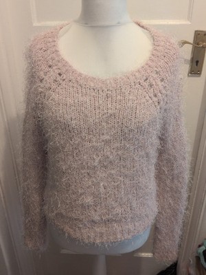 Tu 12 hellrosa flauschiger Pullover Pulli