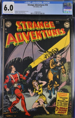 DC STRANGE ADVENTURES No. 18 (1952) Captain Comet Adventure! CGC 6.0