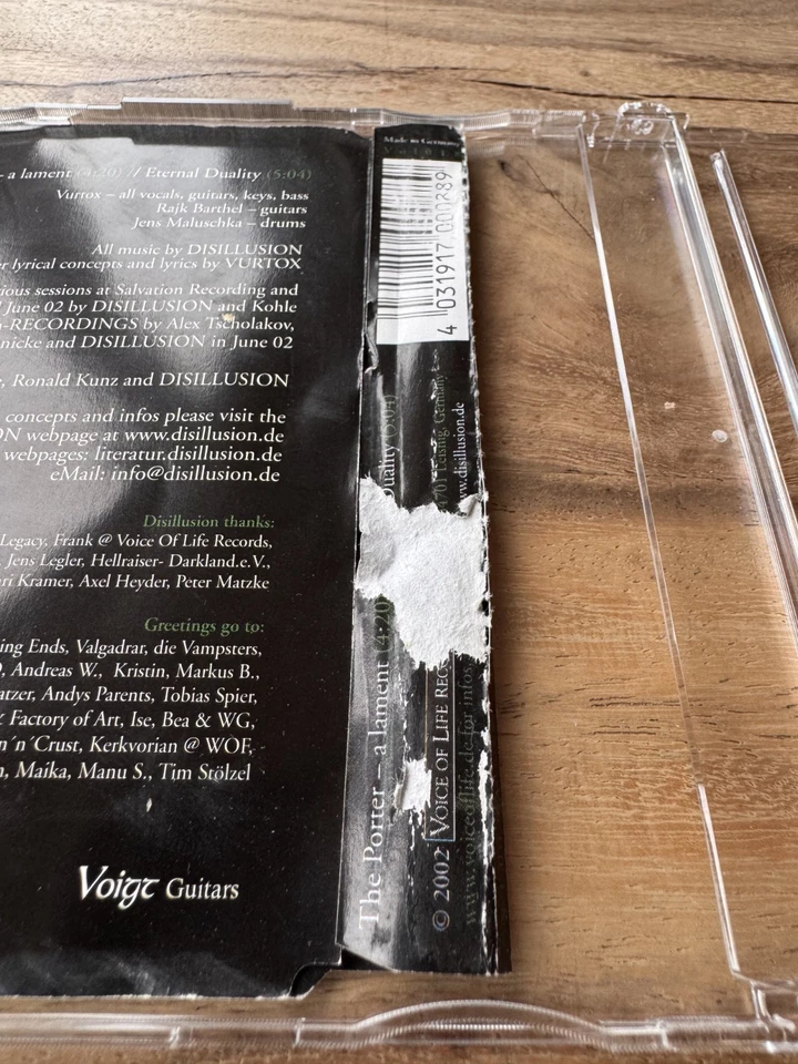DISILLUSION – THE PORTER SINGLE • Progressive Rock Death Metal - Bild 3 von 4