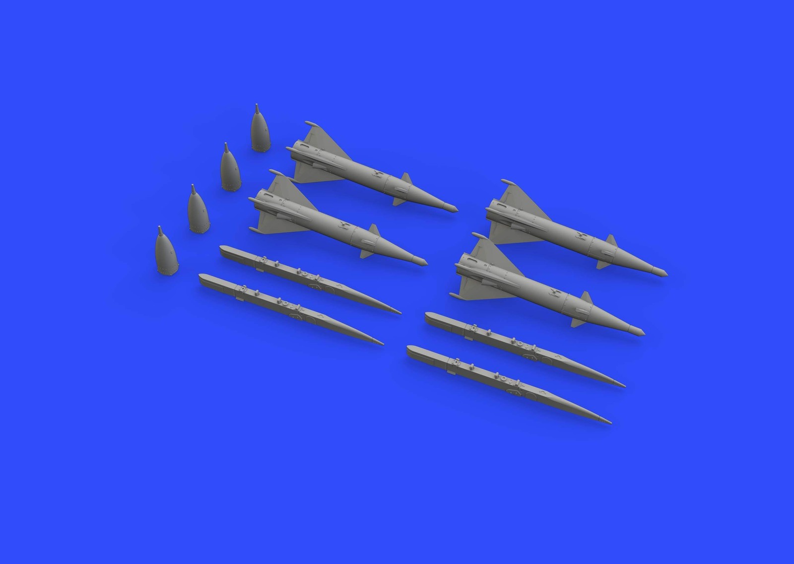 Eduard Brassin 672191 1:72 RS-2US missiles for MiG-21