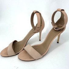 Tory Burch Ellie Stiletto Heel Ankle Strap Dress Shoes in Blush Nude Size 9.5