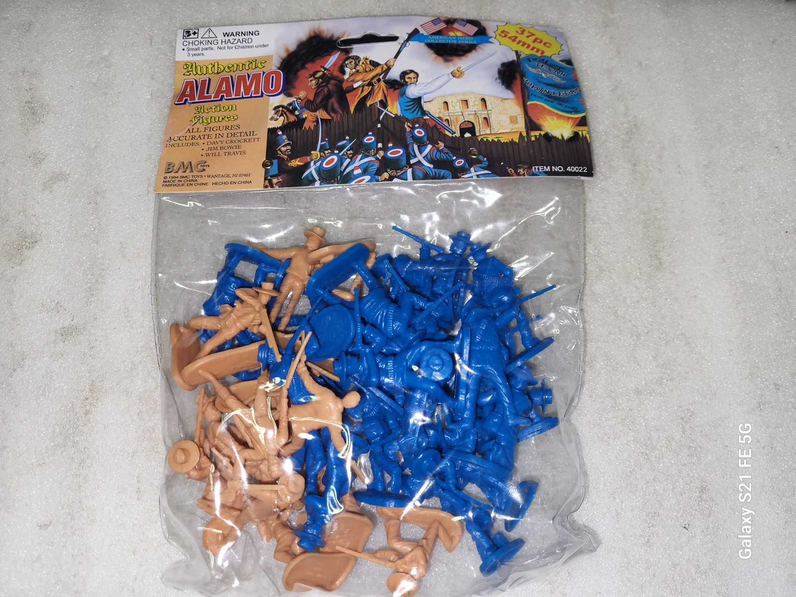 BMC Alamo 37 Piece Texas Volunteers Vs Mexicans Plastic Soldier Figures 