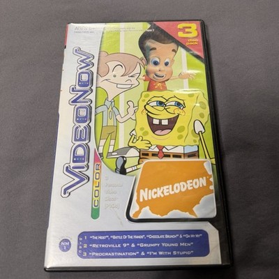 Hasbro Video Now Color Nickelodeon Spongebob Jimmy Neutron 3 PVD Disc Pack