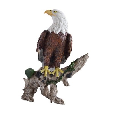 Glatzenadler Statue sitzend, Resin Ornament, 6,3x5,5x9 Zoll,
