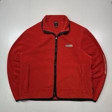 Vintage 90s Nautica Competition Fleece Zip Sweatshirt Jacket USA Made Size Large