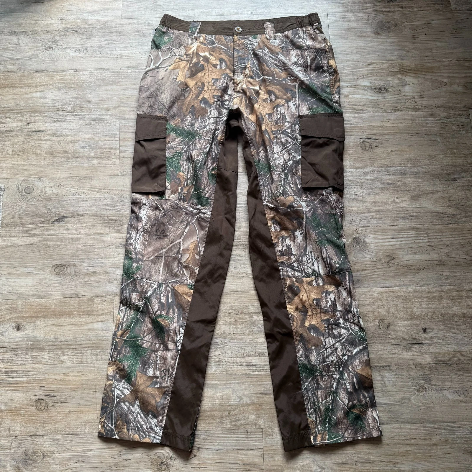 Columbia PHG Camo Cargo Pants Realtree Lightweight Fishing Hunting Baggy 36x32