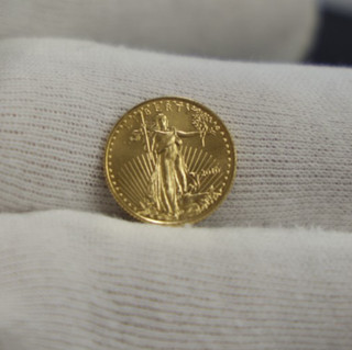 2010 US Gold Eagles 1/10th $1 Unc..