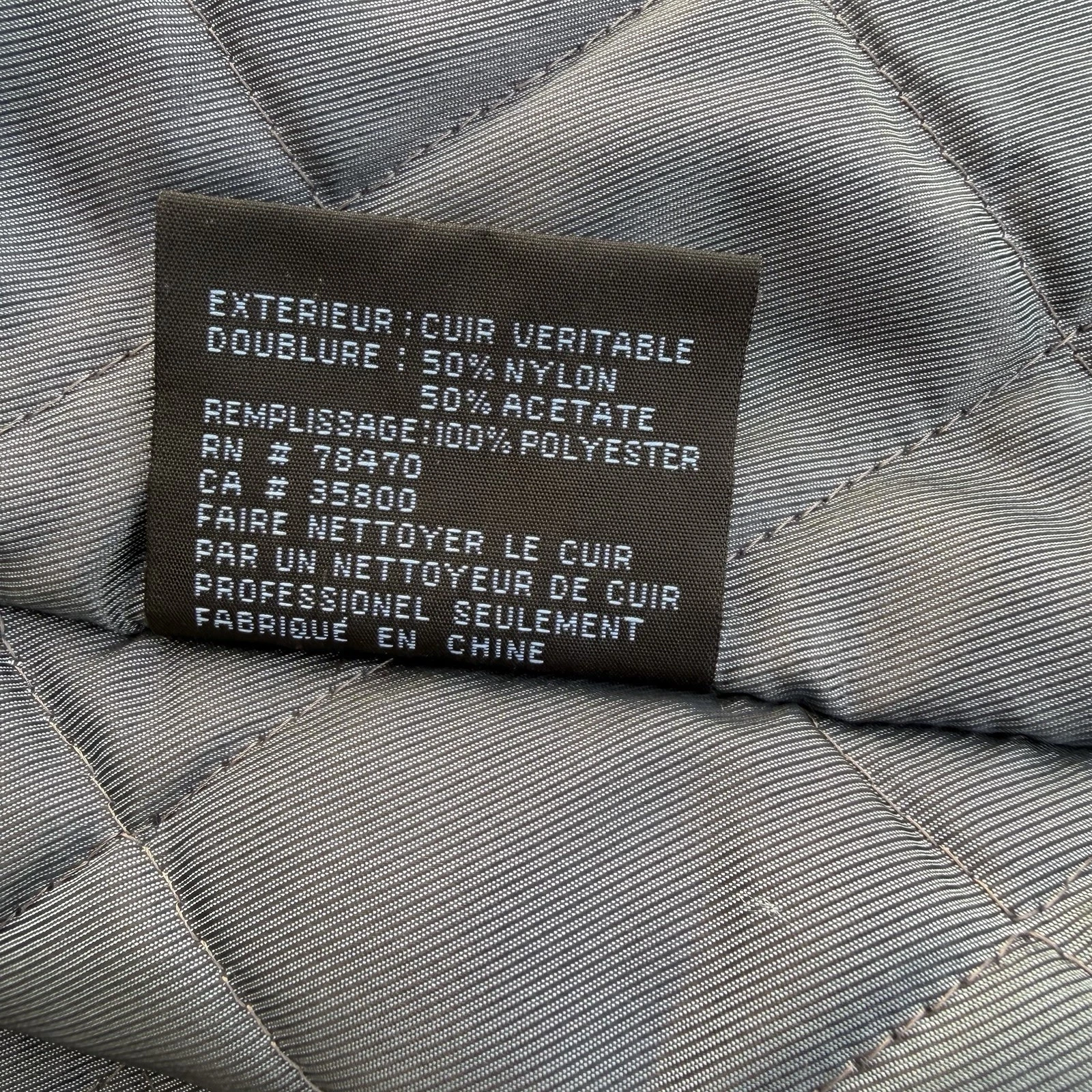 Kenneth Cole Reaction Mens Genuine Leather Jacket Sz.Medium Classic 3 Button image 11