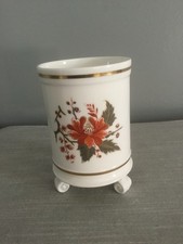 Vintage 1964 Royal Worcester fine porcelain Lynbrook 4 1/4   toothbrush holder