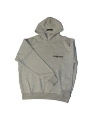 Essentials Dark Oatmeal Hoodie S