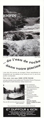 Vintage 1964 Finally Rock Water Magazine Issue Advertising