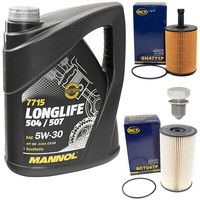 5L ÖL Set Inspektion Kraftstoff ÖLfilter ÖLschraube FüR VW Passat 2.0 TDI 140 PS