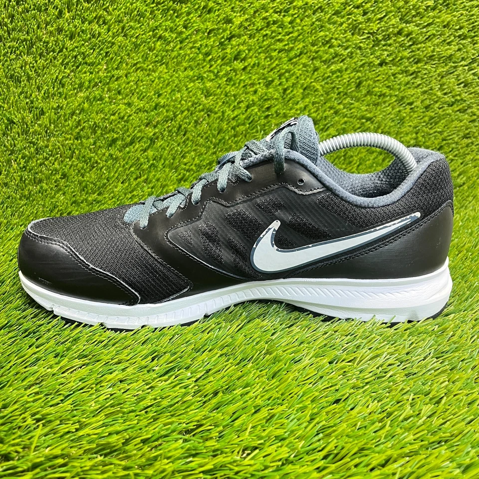Nike Downshifter 6 Mens Size 12.5 Black White Walking Running Shoes Sneakers - Image 2 of 4