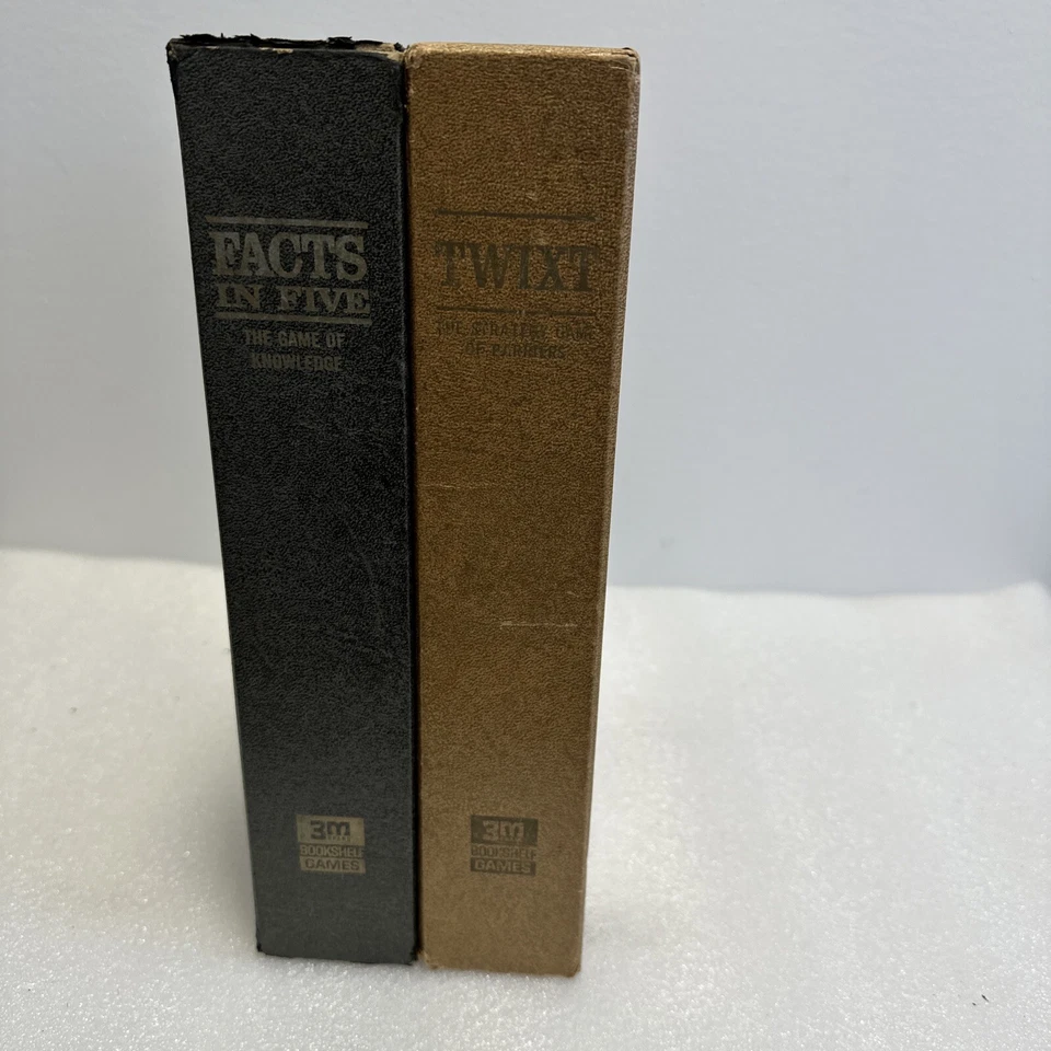 Lot of 2 Vintage 1960's 3M Book Shelf Games - Twixt & Facts in Five - Image 4 of 4
