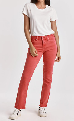 Dear John Denim Blaire Straight Leg Jeans - Size 26,  Viva Magenta Color, NWT