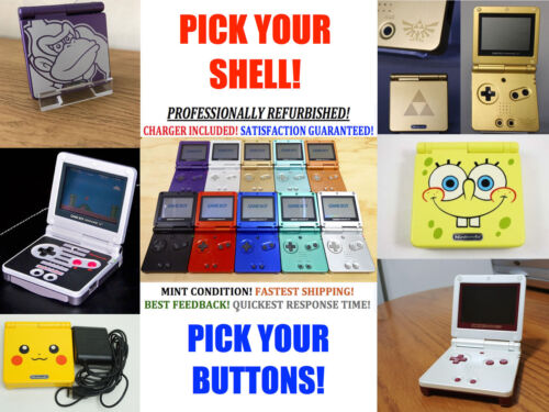 Nintendo Game Boy Advance GBA SP Advance System AGS 001 PICK SHELL & BUTTONS! - Picture 1 of 54