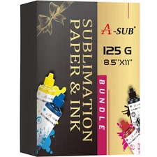 A-SUB Sublimation Starter Kit - A-SUB Sublimation Paper and Sublimation Ink