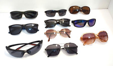 Lot of 10 Foster Grant Sunglasses Various Models Black Brown 2 Are Ironman