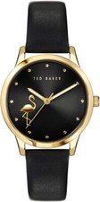 Ted Baker Ladies Phylipa Fitzrovia Quartz Black Dial Watch - BKPFZF010 NEW