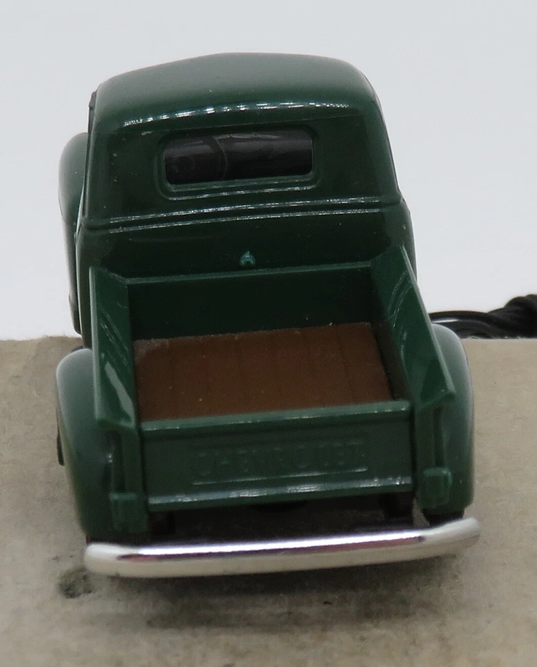 Rara Busch Ho 1/87 Pick-Up Chevrolet Chevy 50 Verde Scuro #5643 + Luce Box - Immagine 4 di 4