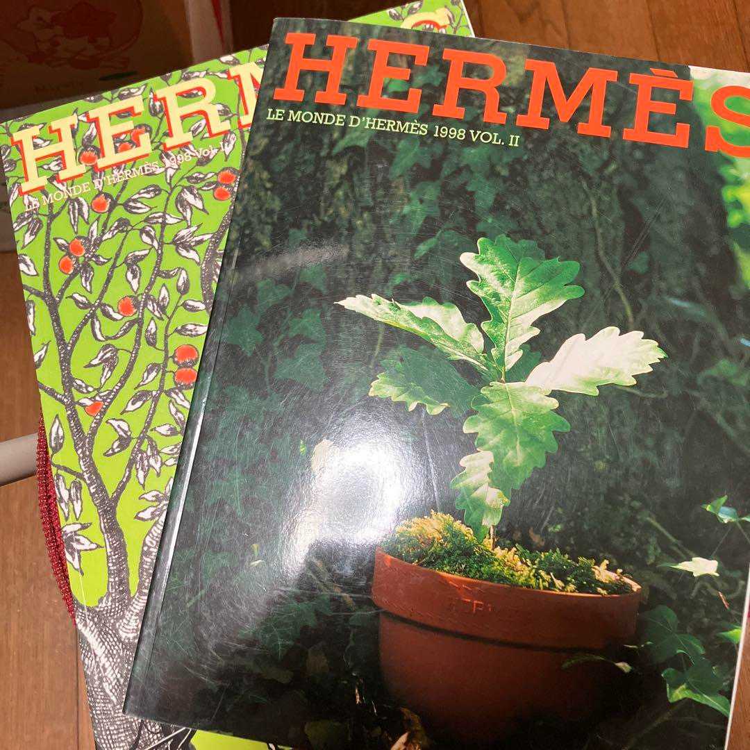 LE MONDE D'HERMES 1998 Catalog Margiela Vol.1 & 2 Set Japanese