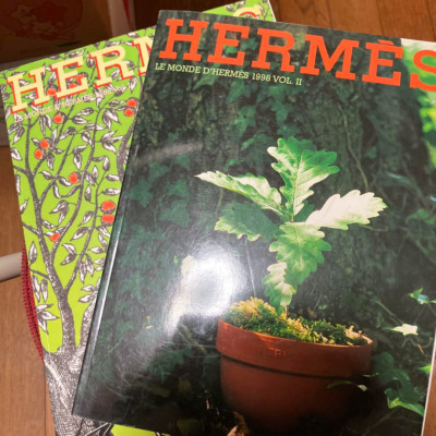 LE MONDE D'HERMES 1998 Catalog Margiela Vol.1 & 2 Set Japanese