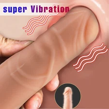 8.26 inch Vibrator G-Spot Dildo Rabbit Massage Penetration Dong Lesbians Sex Toy
