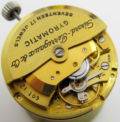 Girard Perregaux 21 19 17 jewels Gyromatic watch movement for