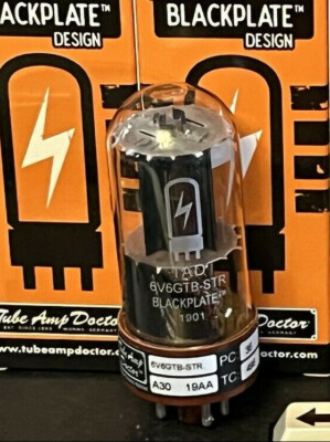 Factory Matched  Quad Tube Amp Doctor TAD 6V6GTB-STR Black Plate - Tubes