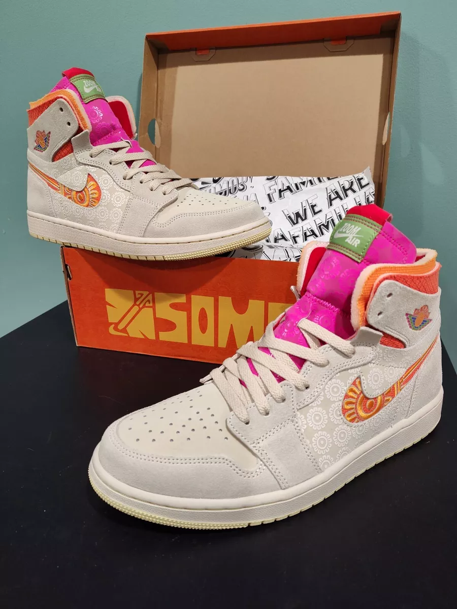 Size 10.5 - Air Jordan 1 High Zoom Air Comfort Somos Familia