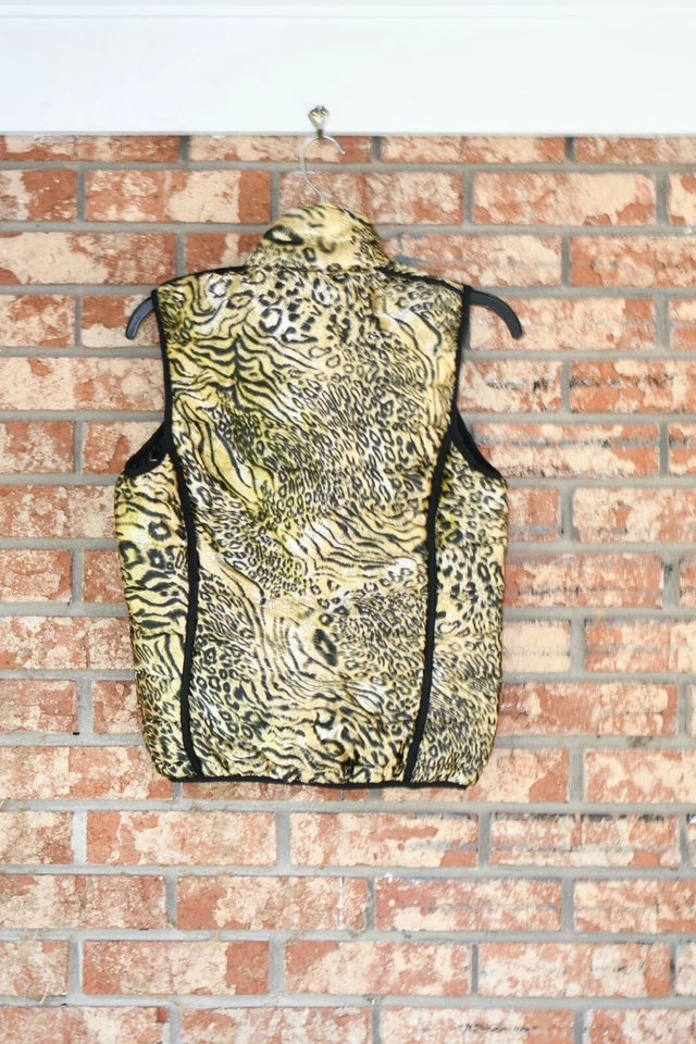 Live A Little Animal Print Sleeveless Vest NWT - Image 4 of 4