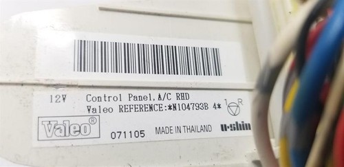 2002-2010 MK3 K12 NISSAN MICRA HEATER CONTROL PANEL ASSEMBLY N104793B - Picture 8 of 11