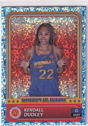 2024 Topps Chrome McDonalds All-American No. 52 Kendall Dudley McFlurry - 第 1/2 張圖片