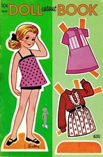 VINTGE UNCUT 1960s SALLY DOLL PAPER DOLL HD LASER REPRODUCTION~LO PR NO1 SELER 