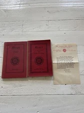 Two Vintage National Rose Society Books : Selected List Of Varieties & Pruning