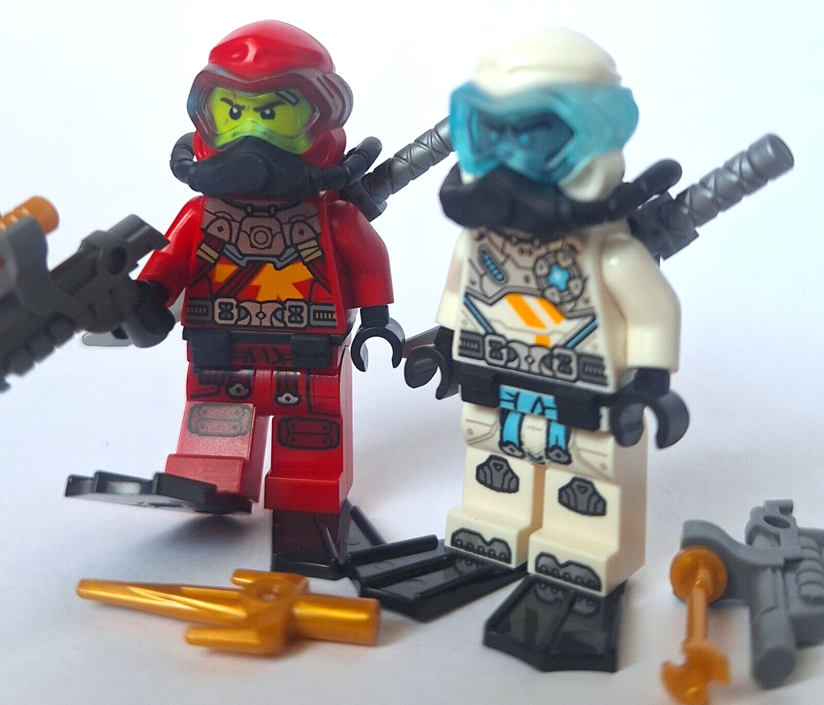LEGO 71755 71754 ZANE & KAI Seabound MINIFIGURE Ninjago scuba gear