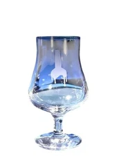 Maker's Mark Stemmed Taster Chalice & Nosing Glass - Wax Dripped Bottle Logo Ed