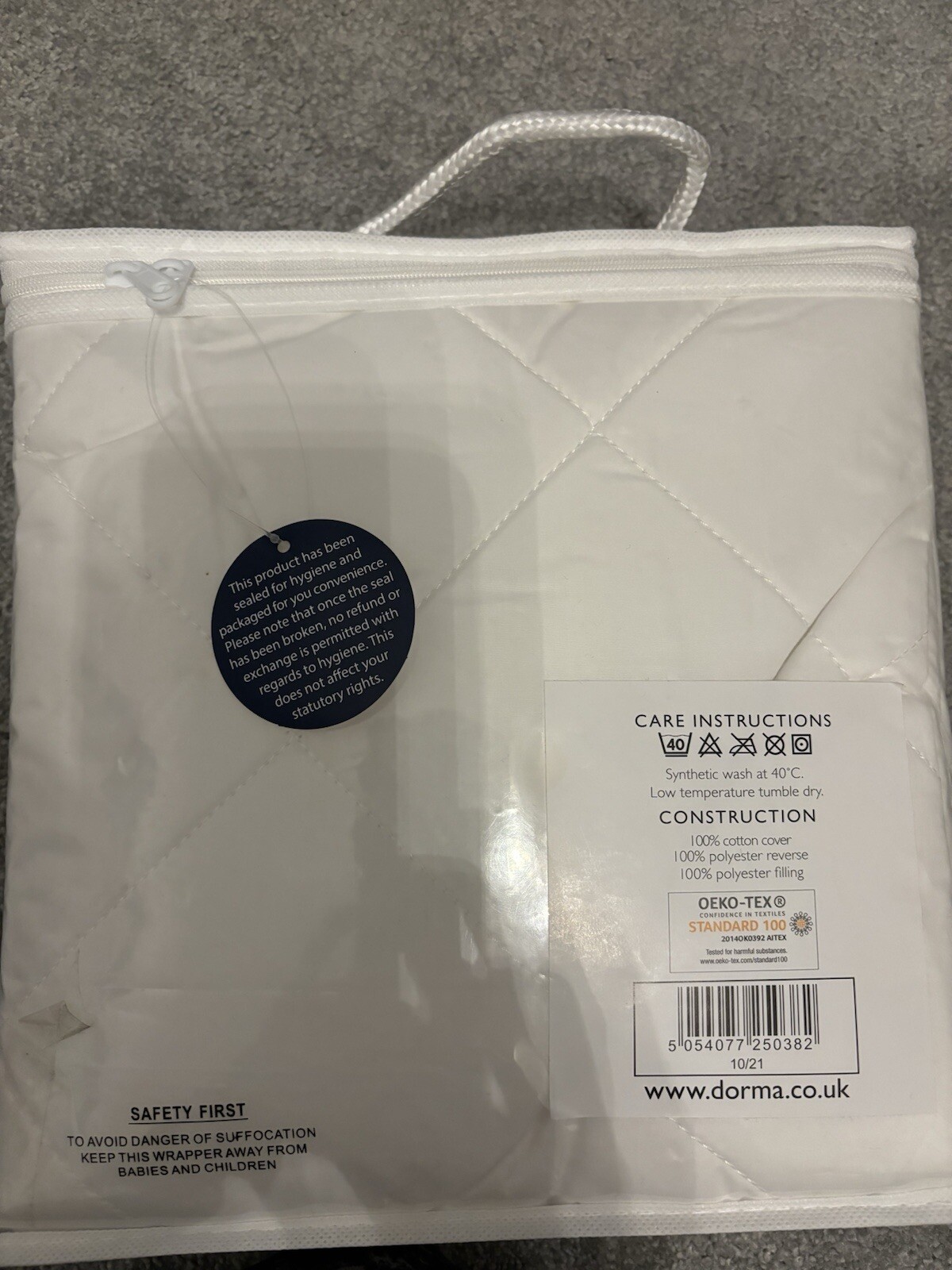 Dorma Luxury Quilted Pillow Protectors 2 in pack eBay