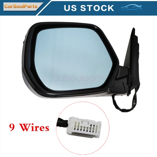 1X Driver Side Automatic Folding Power Heated View Mirror For Honda CRV 07-11