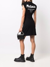 ALEXANDER MCQUEEN Italy Women's Black Dress Size N/A $1450 NWOT #1