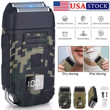 USB Electric 4D Foil Shaver Razor Beard Trimmer Hair Shaving Machine USA STOCK