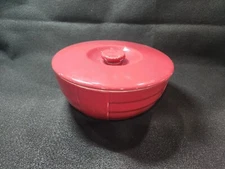 Bowl & Lid Refrigerator Red Hall China Co for Hotpoint 