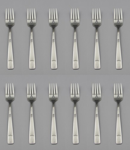 Oneida Stainless ACCENT (GLOSSY) Fish Forks - Set of Twelve NOS USA - 第 1/3 張圖片