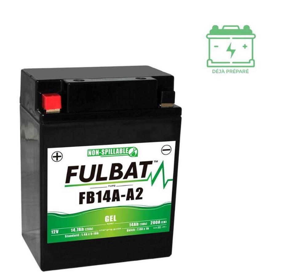 Batterie FB14A-A2 Fulbat Gel | Démarrage Garanti sans Panne de Moto