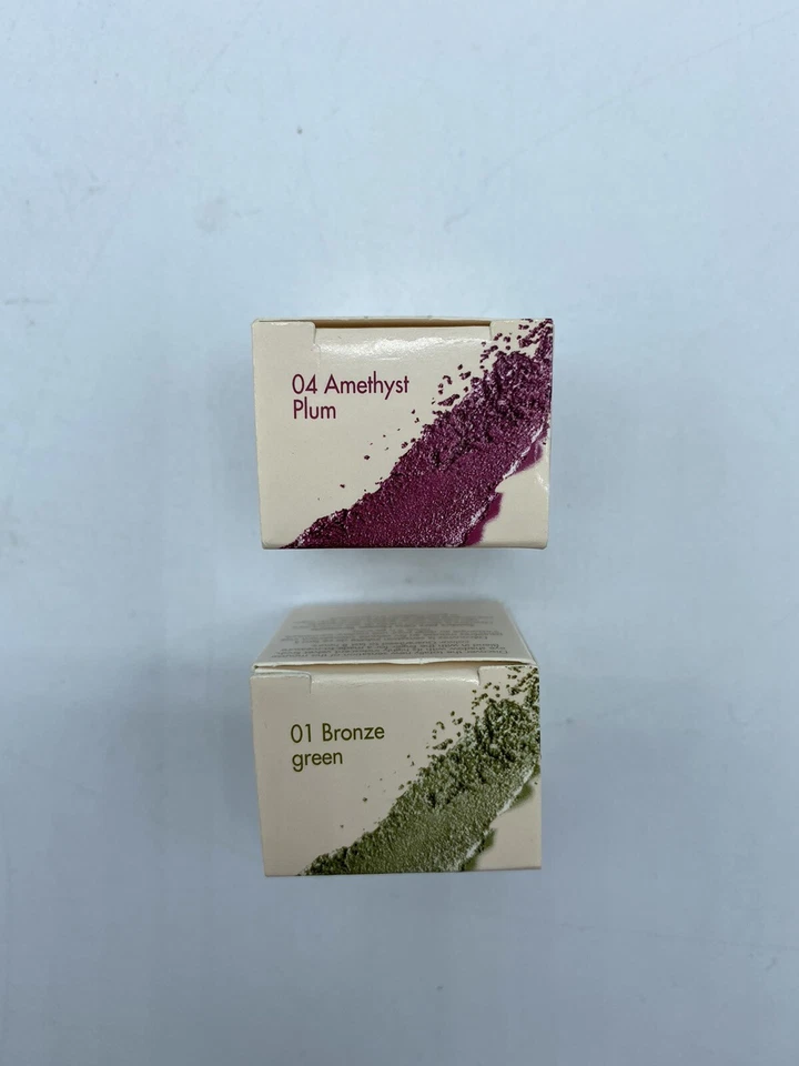Juego de 2: Sombras de ojos en crema Yves Rocher de colección, mousse de terciopelo, verde + púrpura Foto 2 de 4