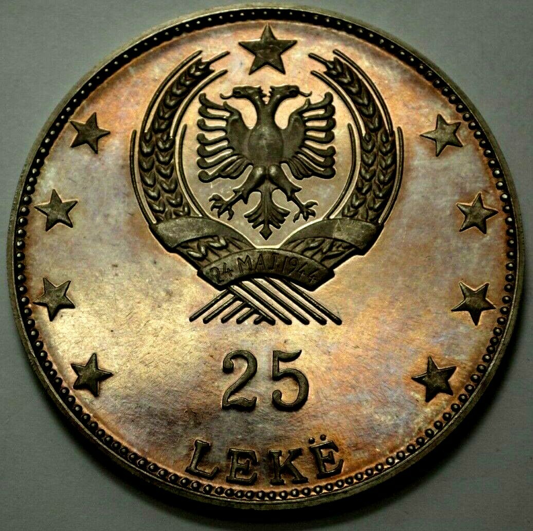 1968 ALBANIA Sword Dance Skanderbeg Lezhe League Turks Proof